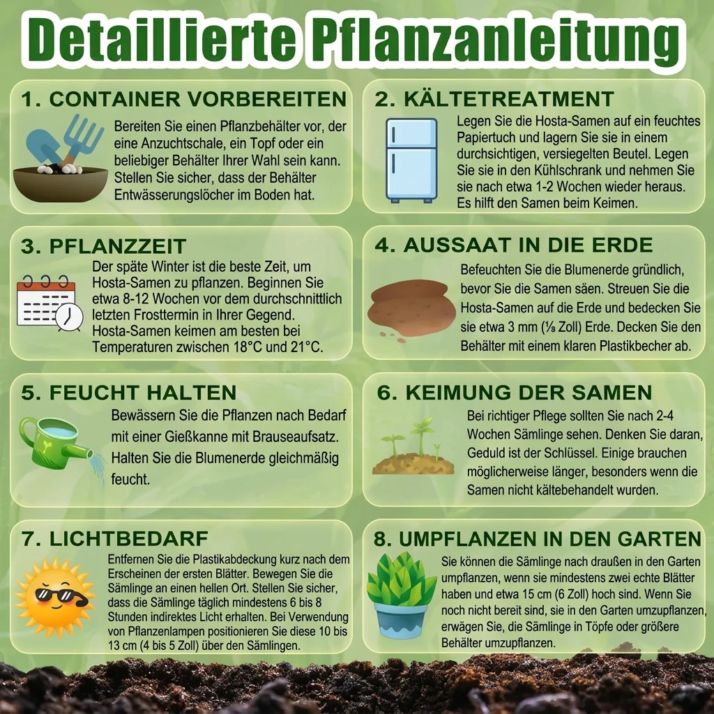 🔥Premium seltene Hosta-Samen🌿Schattenverträgliche Pflanze - Image 10