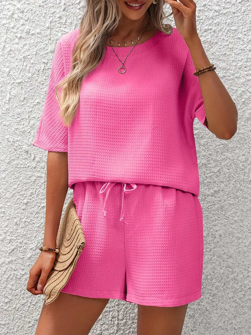 Solid Waffle Two-piece Set - Image 10