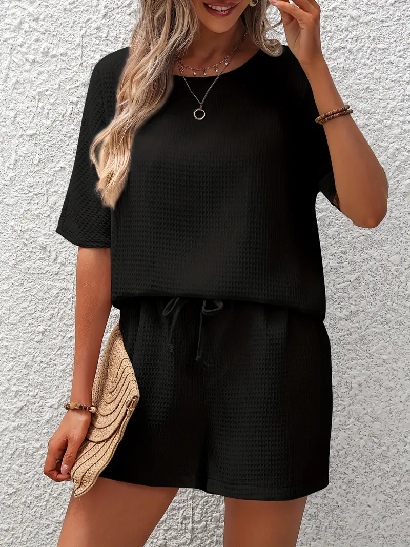 Solid Waffle Two-piece Set - Image 11