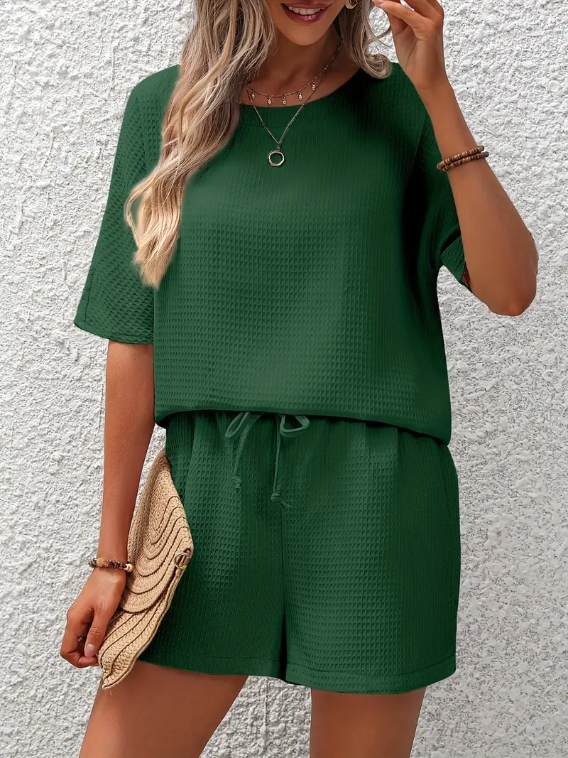 Solid Waffle Two-piece Set - Image 12