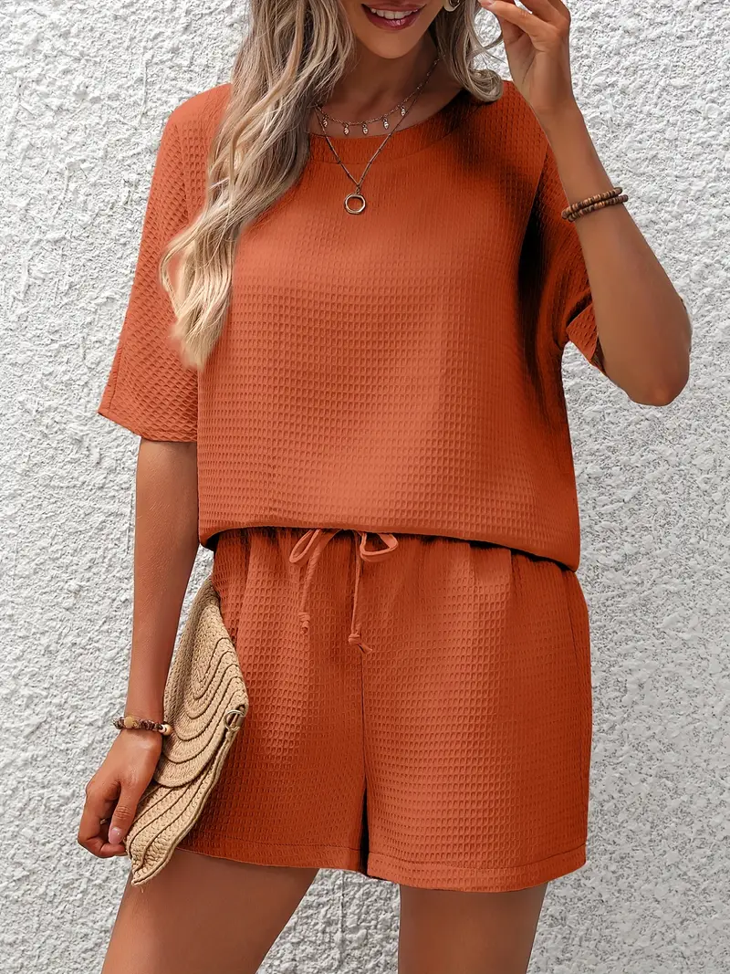 Solid Waffle Two-piece Set - Image 13