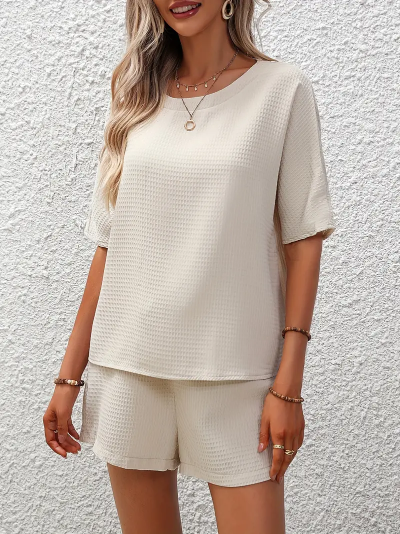 Solid Waffle Two-piece Set - Image 4