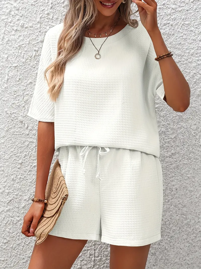 Solid Waffle Two-piece Set - Image 7