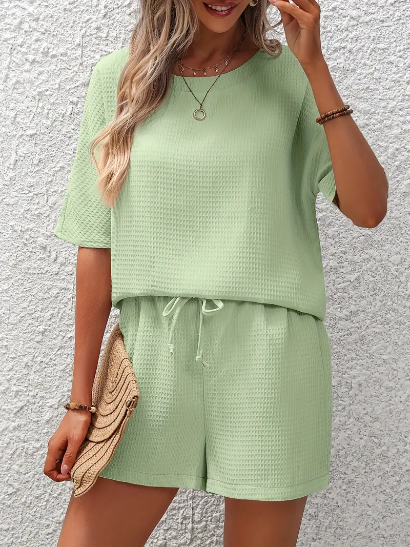 Solid Waffle Two-piece Set - Image 8